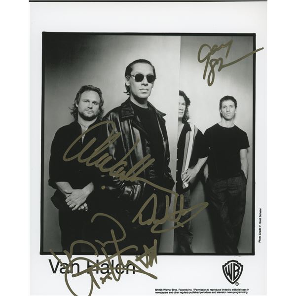 Van Halen signed photo