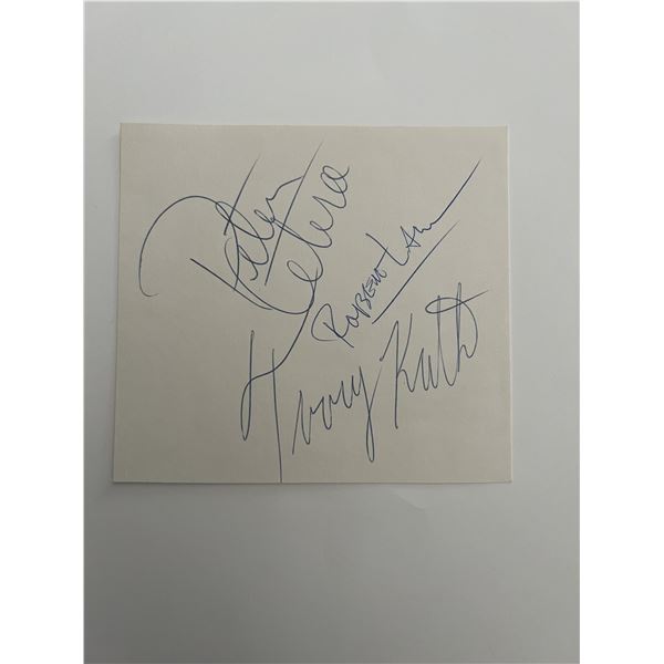 Chicago band signed signature sheet