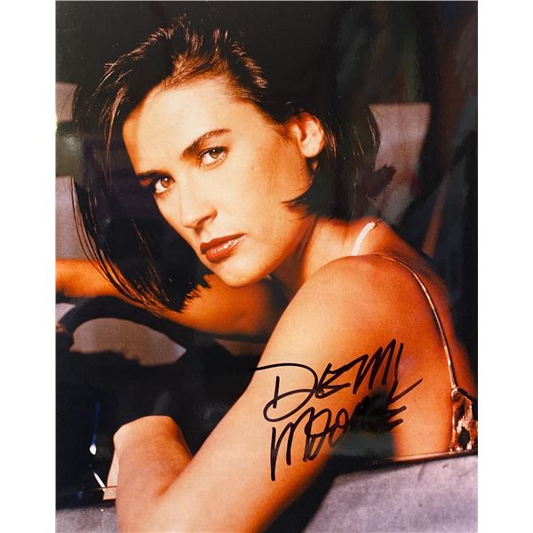 Demi Moore signed photo