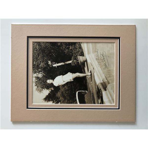 Joan Crawford signed photo