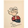 Image 1 : Popeye hand-drawn sketch signed by Bud Sagendorf