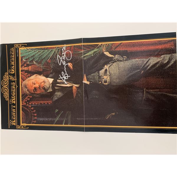 Kenny Rogers The Gambler Signed Poster