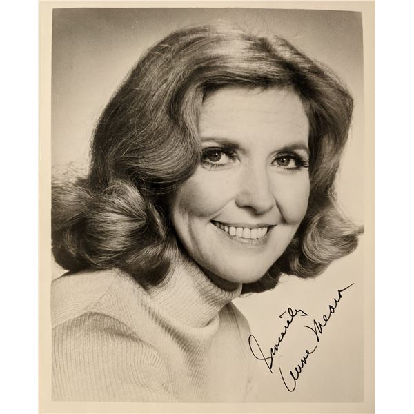 Anne Meara signed photo