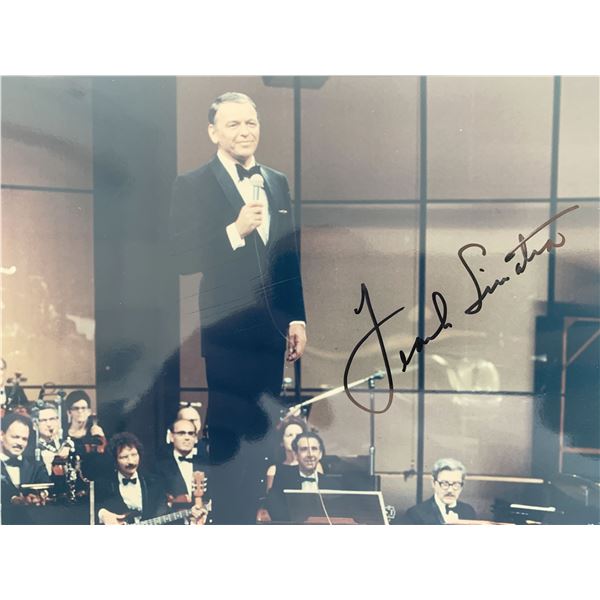 Frank Sinatra signed photo