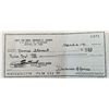 Image 1 : James Stewart endorsed check