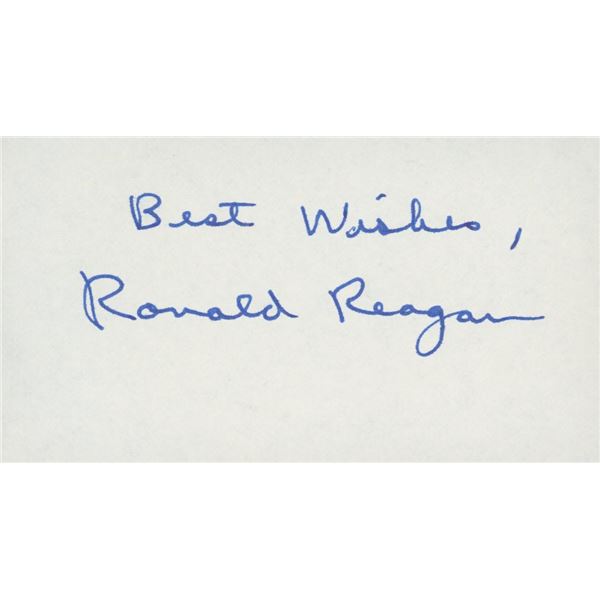 Ronald Reagan signed book