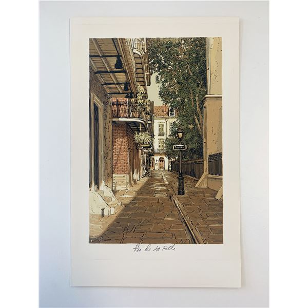 Paul De La Fille hand signed and numbered print