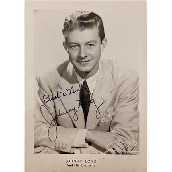 Johnny Long Signed Photo