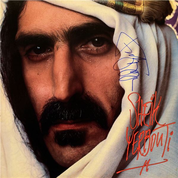Frank Zappa signed Sheik Yerbouti album
