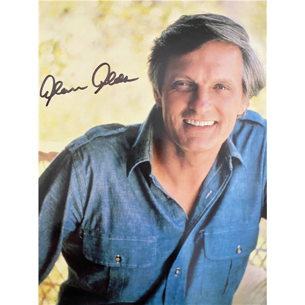 MASH Alan Alda signed photo