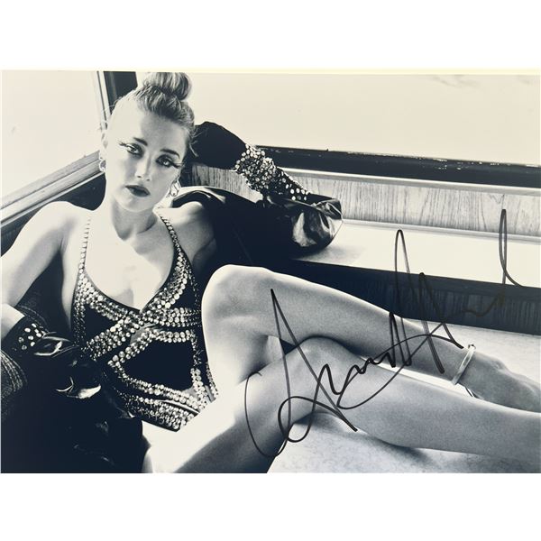 Amber Heard signed photo