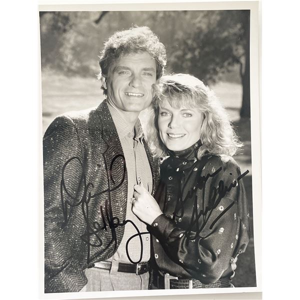 Falcon Crest signed photo