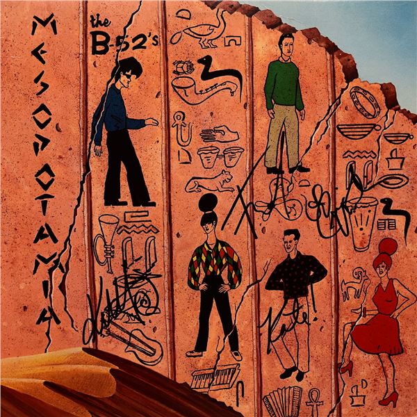 B-52's signed Mesopotamia  album