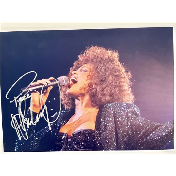 Whitney Houston signed photo