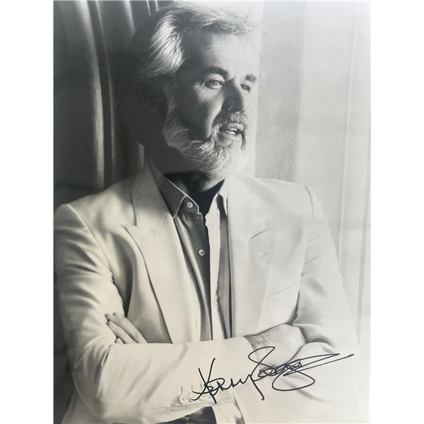Kenny Rogers signed photo