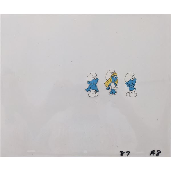 The Smurfs Original Animation Cel