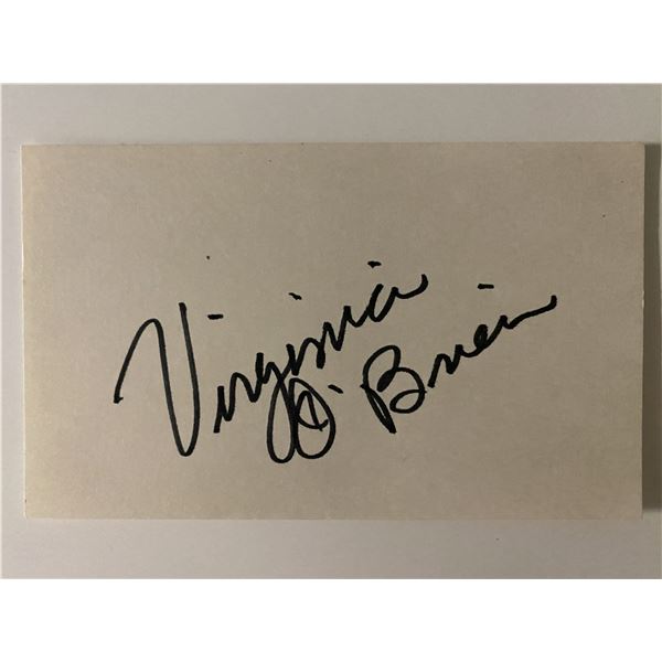 Virginia O'Brien signature cut