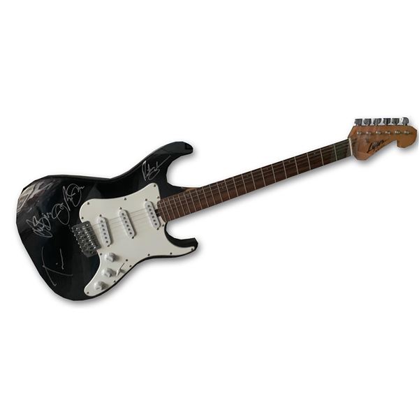 Bon Jovi signed strat style guitar