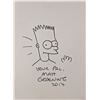 Image 1 : Bart Simpson Matt Groening signed sketch
