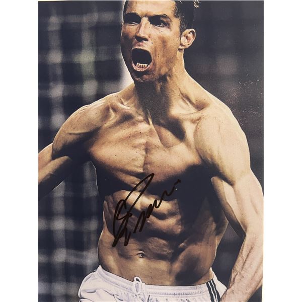 Cristiano Ronaldo signed photo
