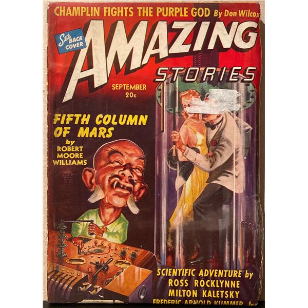 Amazing Stories Vol. 14, Number 9, Pulp Magazine