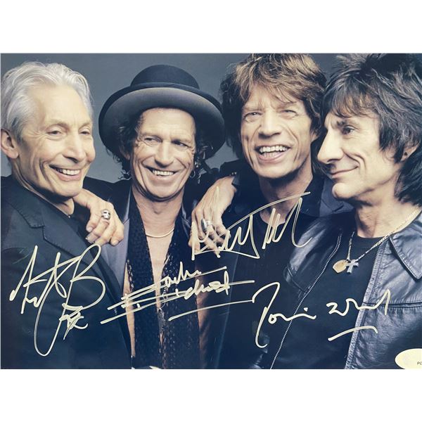 Rolling Stones signed photo