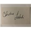 Image 1 : Christine Lahti signature cut