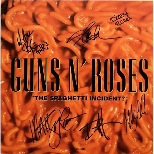 Guns N' Roses signed "The Spaghetti Incident?" album