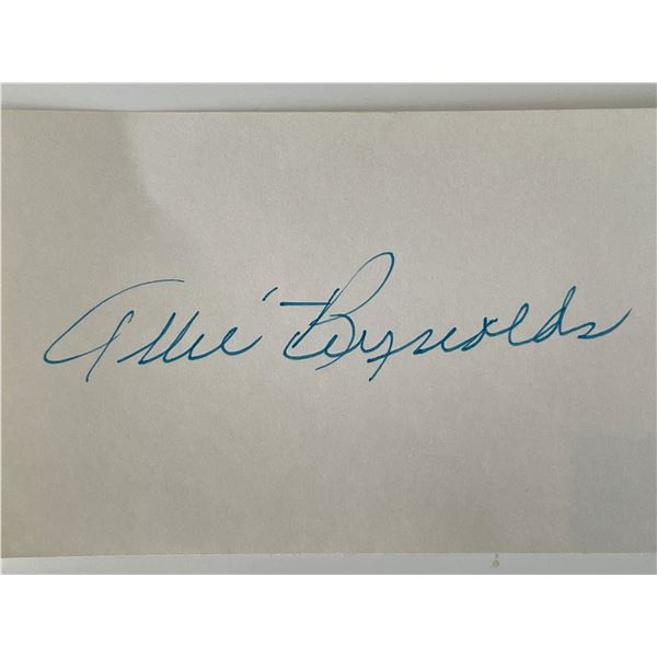 NY Yankees Allie Reynolds original signature