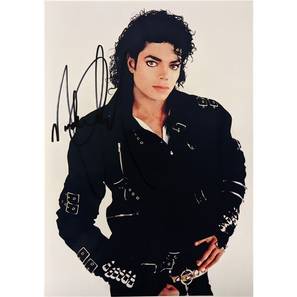 Michael Jackson signed photo