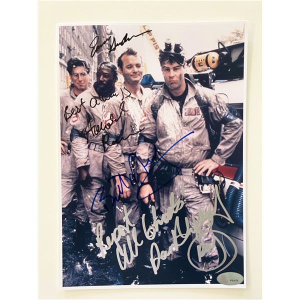 Ghostbusters cast signed movie photo