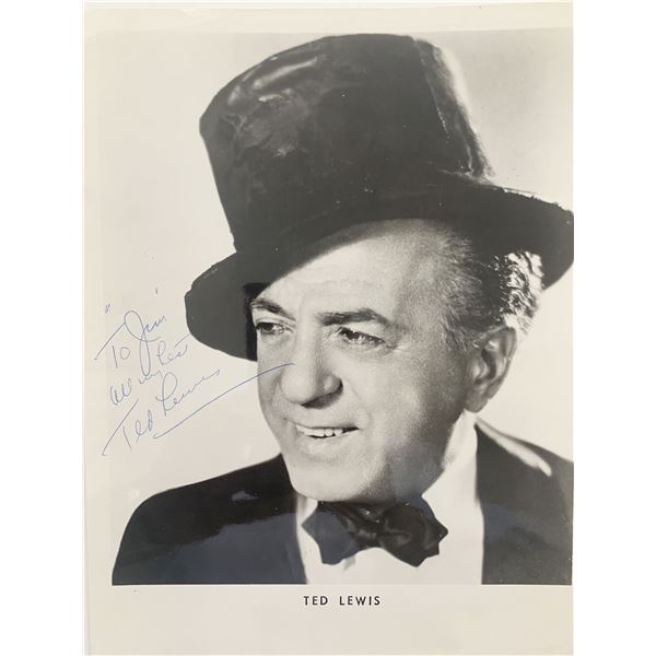 Ted Lewis signed photo