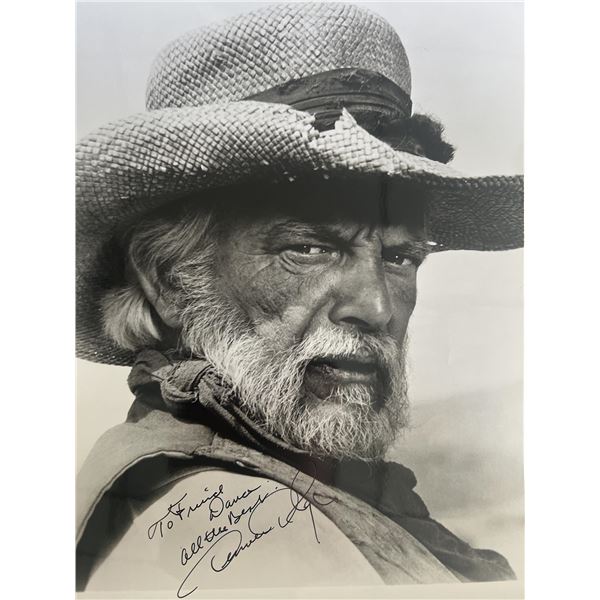 Grizzly Adams Denver Pyle signed photo