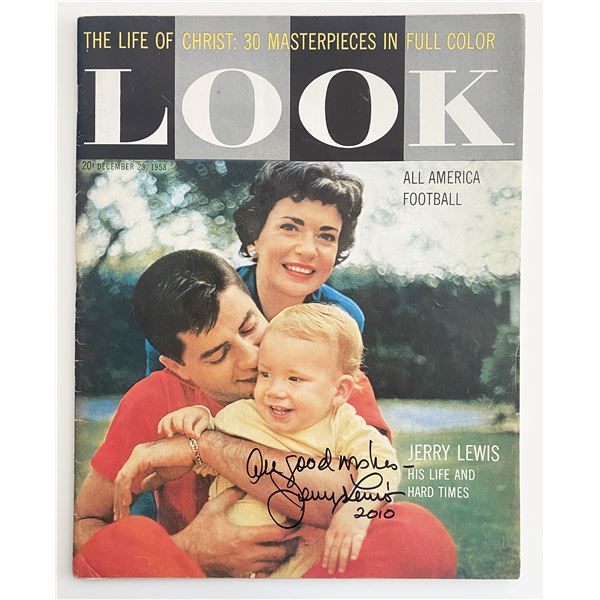 Jerry Lewis signed Look Magazine Dec 23 1958