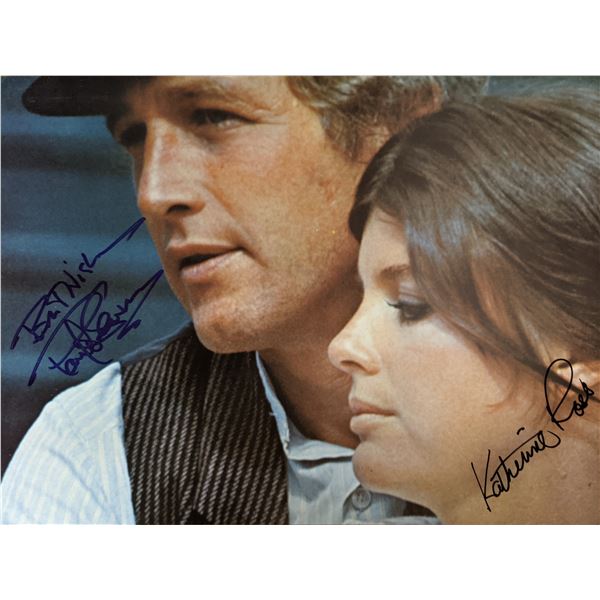 Butch Cassidy and the Sundance Kid Paul Newman and Katherine Ross signed movie photo