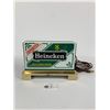 Image 1 : Tabletop Light Up Heineken Sign As Found