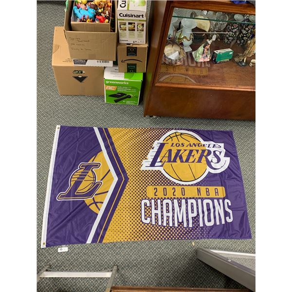 LA Lakers Champions Flag