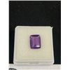 Image 2 : Dark Amethyst 3.085ct 10.50 x 7.77 x 4.94 mm Rectangular Cut-Loupe Clean Africa Untreated