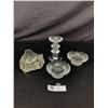Image 1 : Mid Century Modern Littala Finland Glass Candle Holders. Festivo By Timo Sarpaneve & Ultima Thule Re
