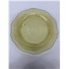 Image 2 : Vintage 1930's Patrician Spoke 11" Amber Depression Glass Plate & Vintage Amber Glass Lot.+ Made in 