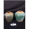 Image 1 : Lot of 2 Large Vintage Ginger Jars