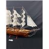 Image 2 : Vintage Cutty Sark Wooden Ship.