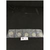 Image 1 : Lot of 5 1969 Canadian Dollar Coins
