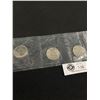 Image 3 : Lot of 5 1969 Canadian Dollar Coins