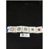 Image 1 : Canada 1967 Coins. Silver Dollar, Silver 50 Cent, Silver Dime, Nickle and a Penny. ALL 1967 in Holde