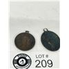 Image 2 : 2 Vintage Catholic Charms