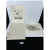 Image 1 : 2 Beautiful Vintage Art Print Etchings Richard E Bishop Flushed Ducks & R. H. Palenske, “New Horizon