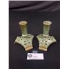 Image 1 : Pair of Art Deco Metal Candlesticks