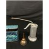 Image 3 : Vintage Edgeworth Pipe Tobacco Tin & 2 Oil Cans. 1 Mini