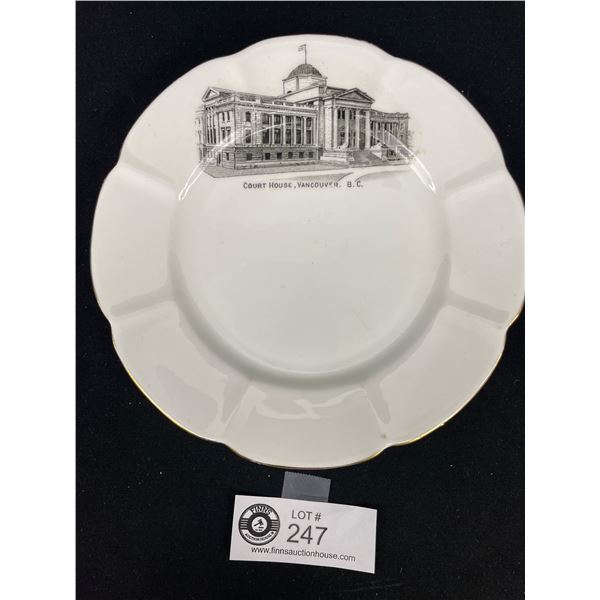 Scarce Vancouver Courthouse Plate 1930's Shelley